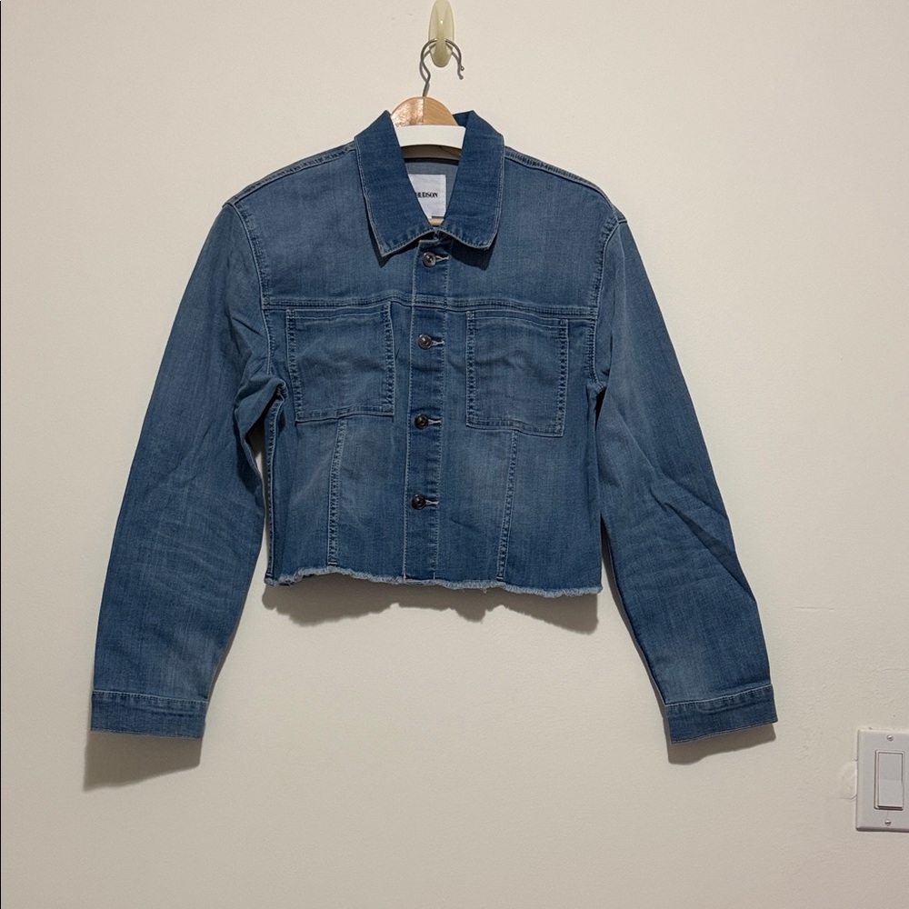 Hudson Jeans Crop Denim shirt jacket